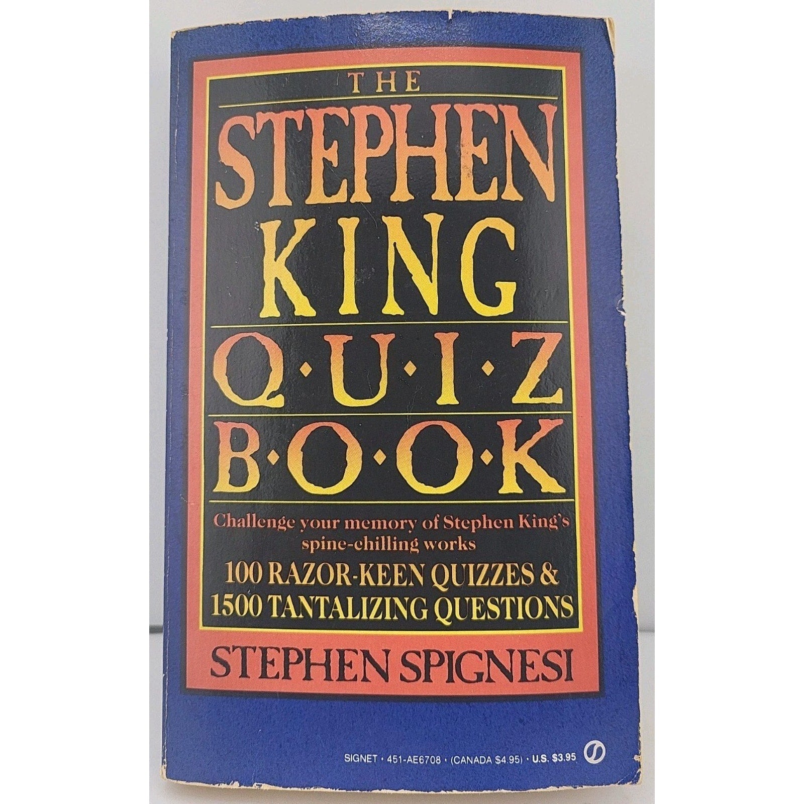 The Stephen King Quiz Book (Paperback)