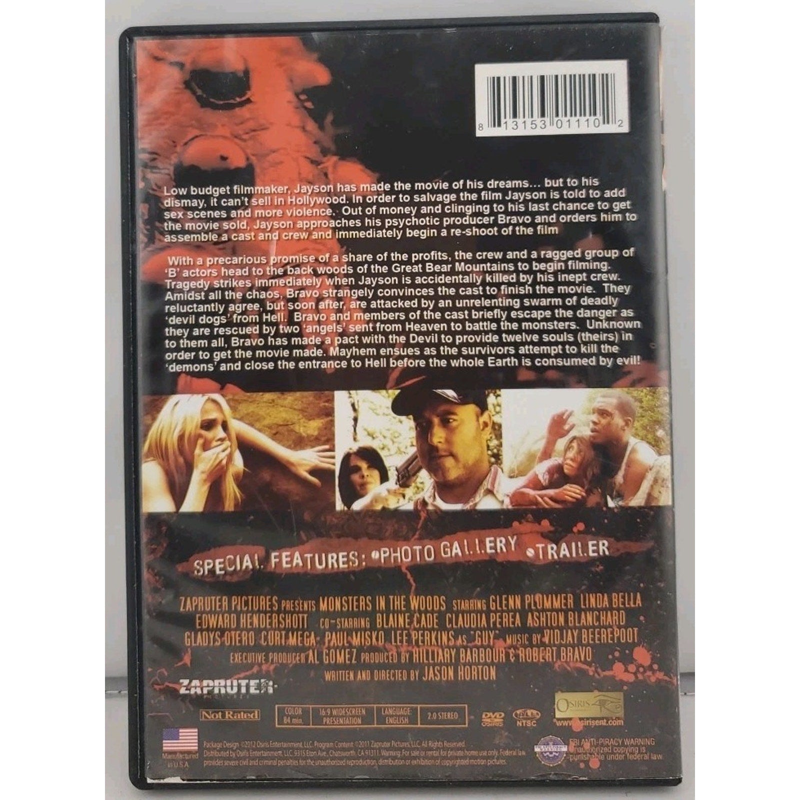 Monsters in the Woods (DVD,2012)