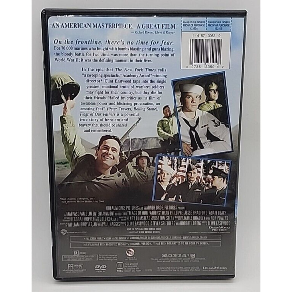 Flags of Our Fathers (DVD, 2007, Full Screen Version)