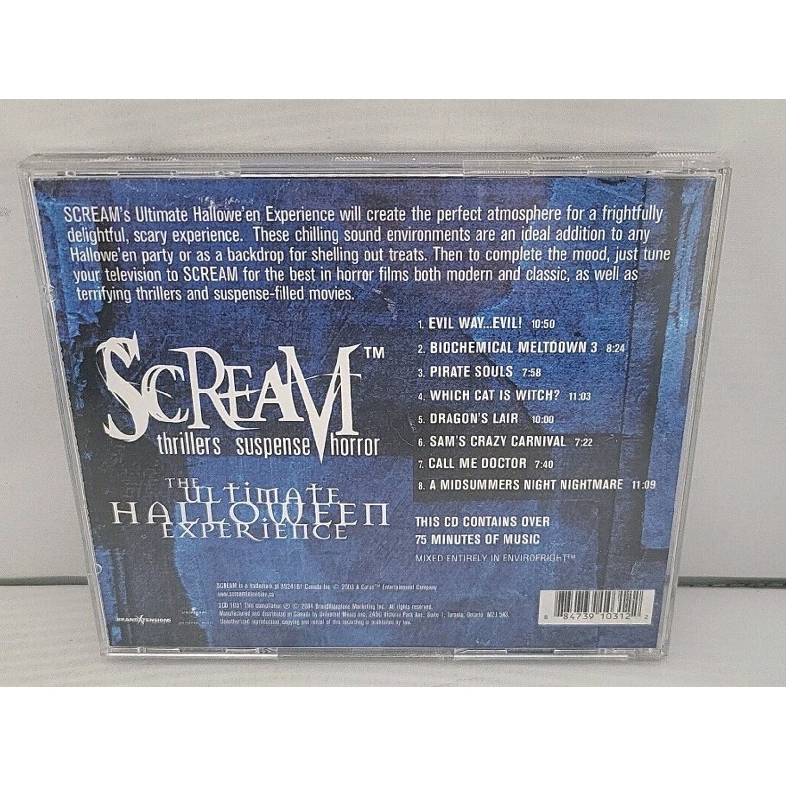 Scream the Ultimate Halloween Experience Halloween Sound Effects CD