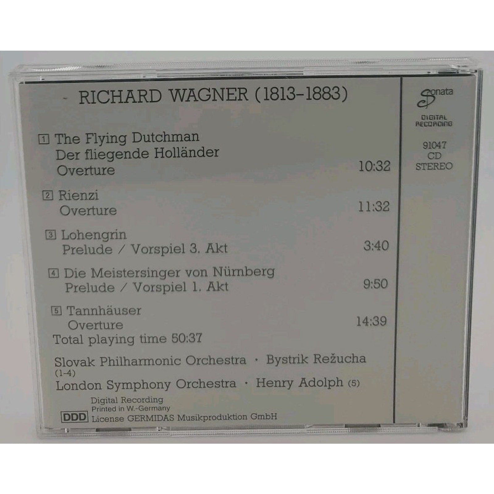 Wagner: Overtures • Preludes CD