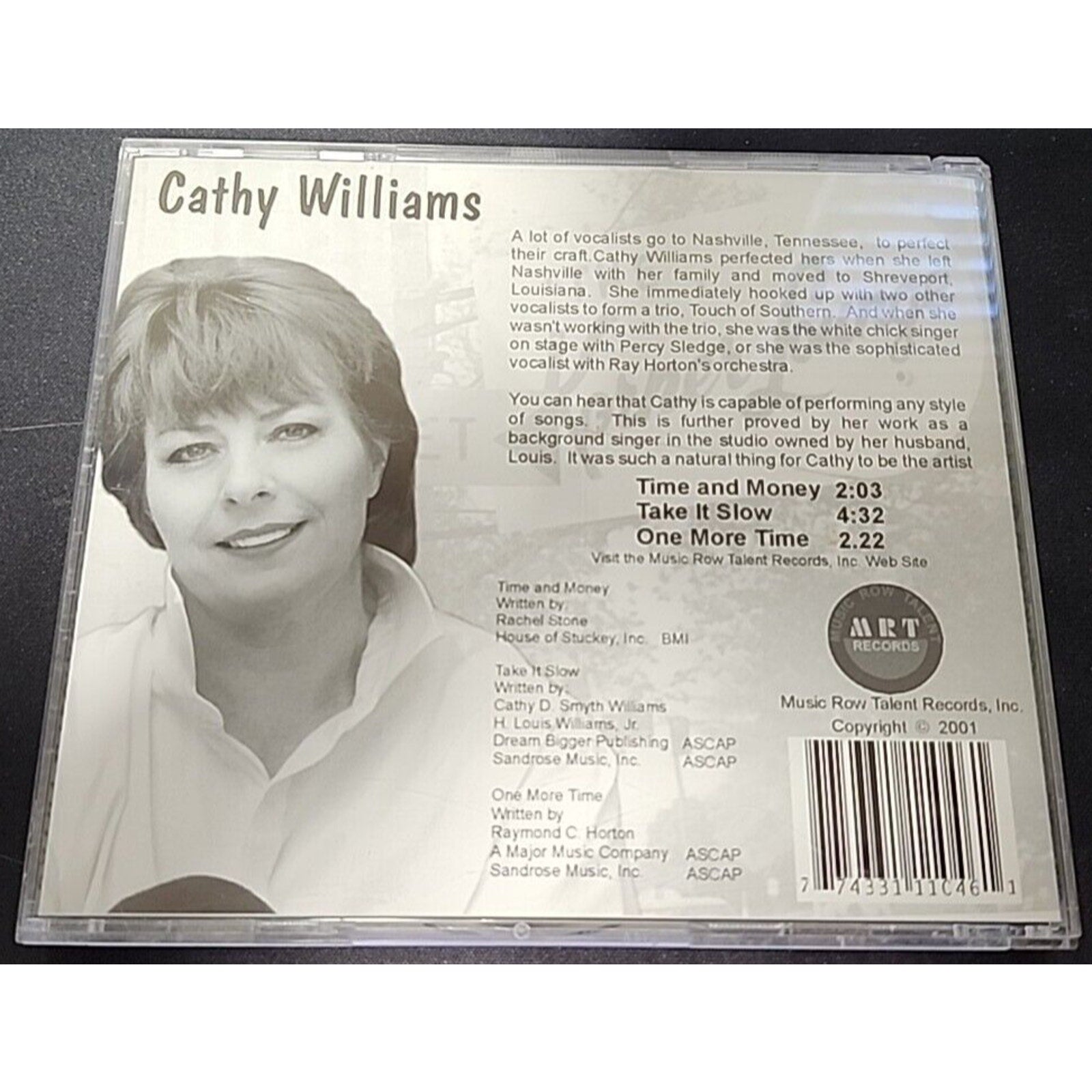 Cathy Williams - Time & Money - CD - Single