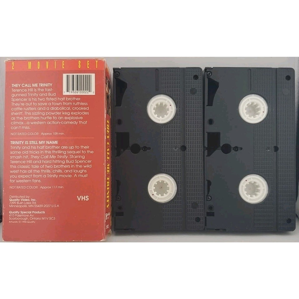 They Call Me Trinity And Trinity Is Still My Name 2 VHS Movie Set 1994