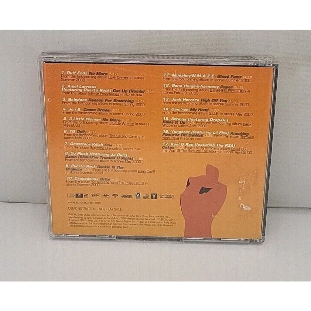 EPIC 2000 Urban Music Sampler Promo CD