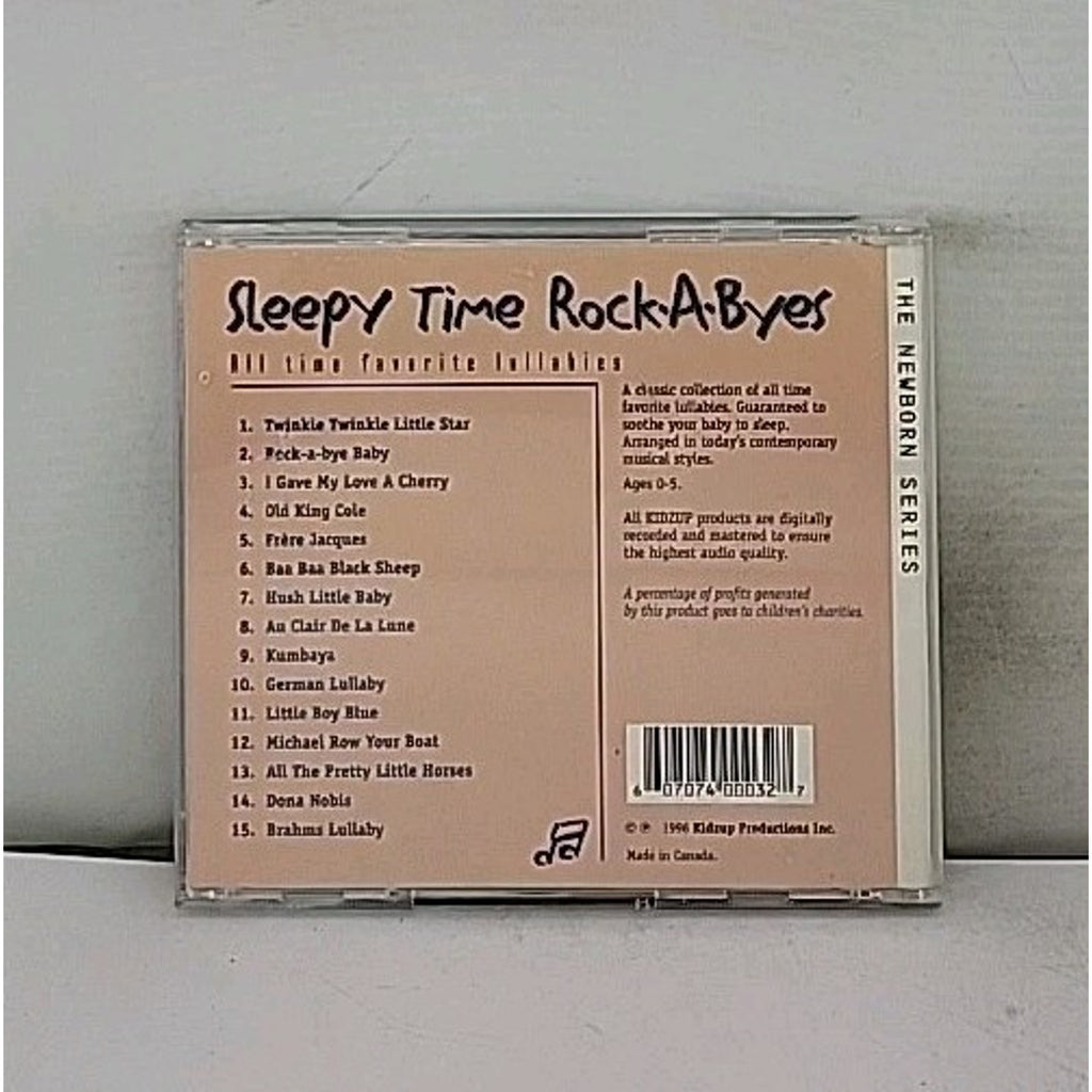 Kidzup Sleepy Time Rock-a-byes CD All Time Favorite Lullabies