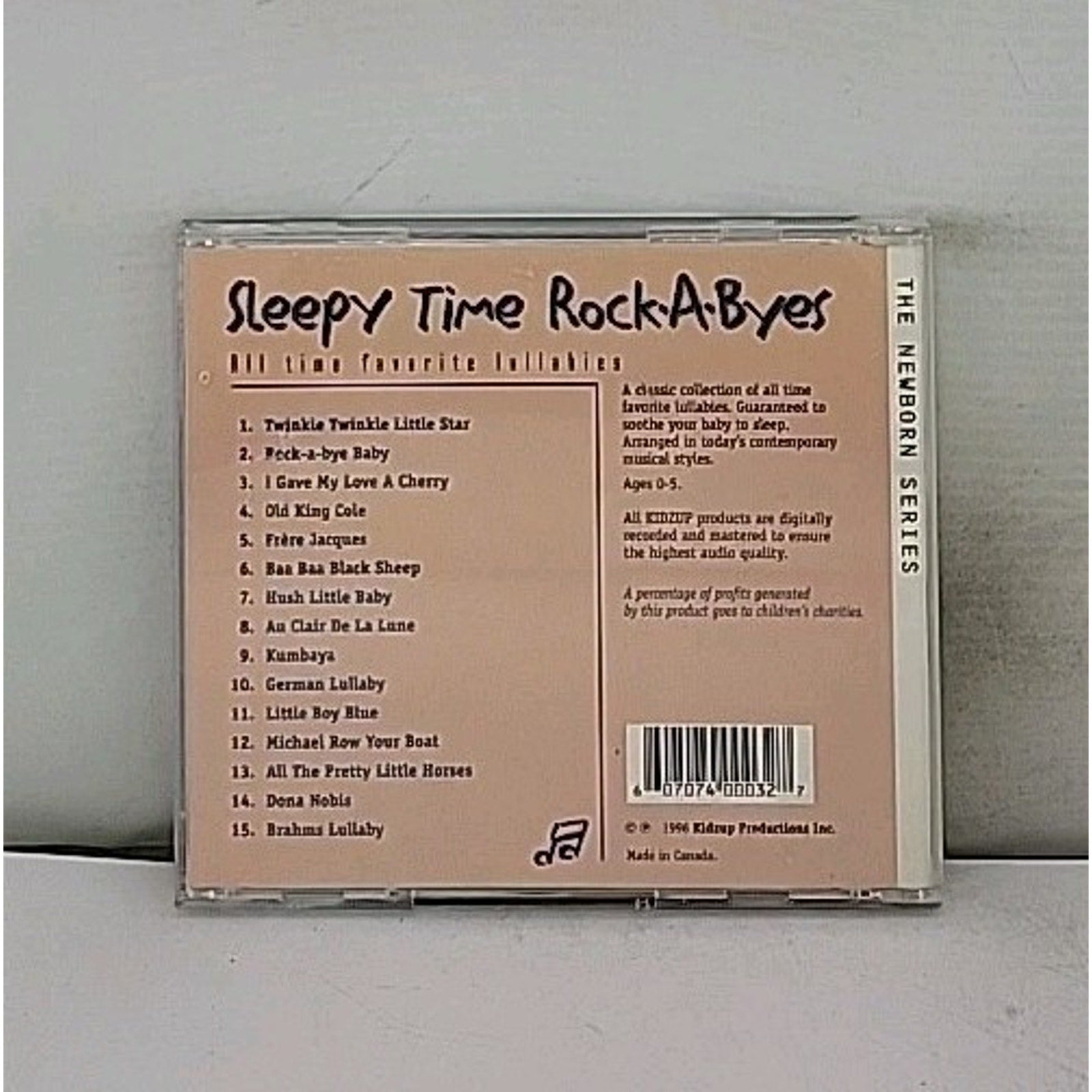 Kidzup Sleepy Time Rock-a-byes CD All Time Favorite Lullabies