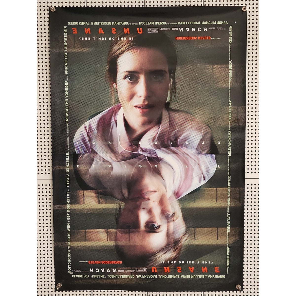 Unsane Original Motion Picture Poster 27x40 Double-sided One Sheet Rolled