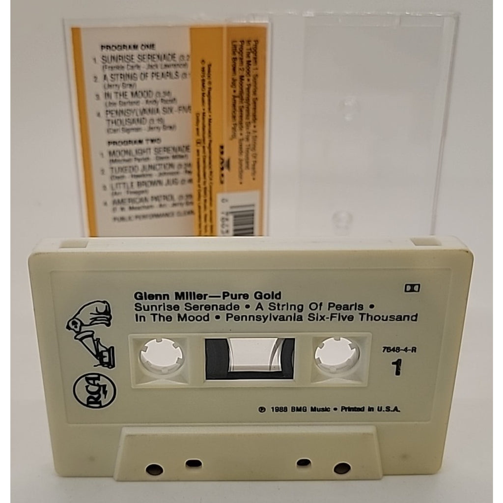 Pure Gold by Glenn Miller (Cassette, Oct-1988, Bluebird RCA (USA))