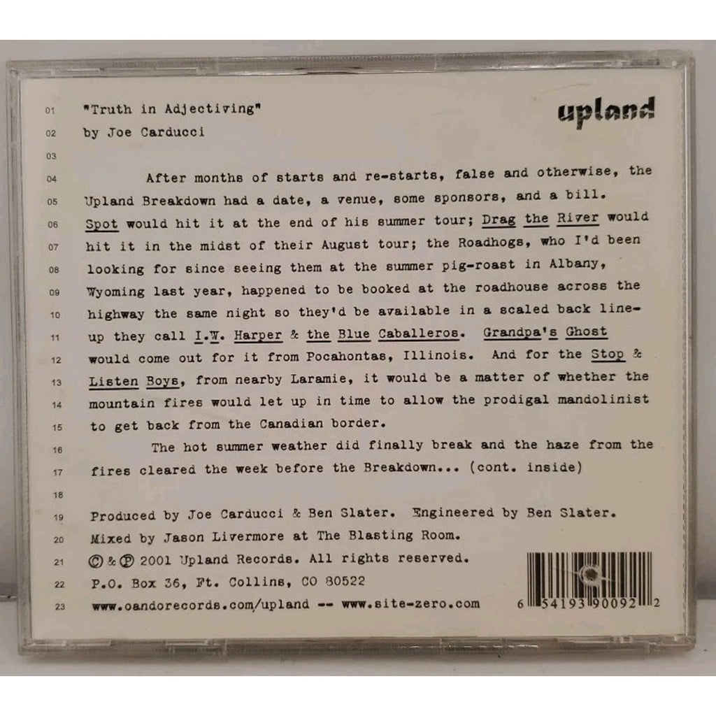 Upland Breakdown by Various (CD, 2001)