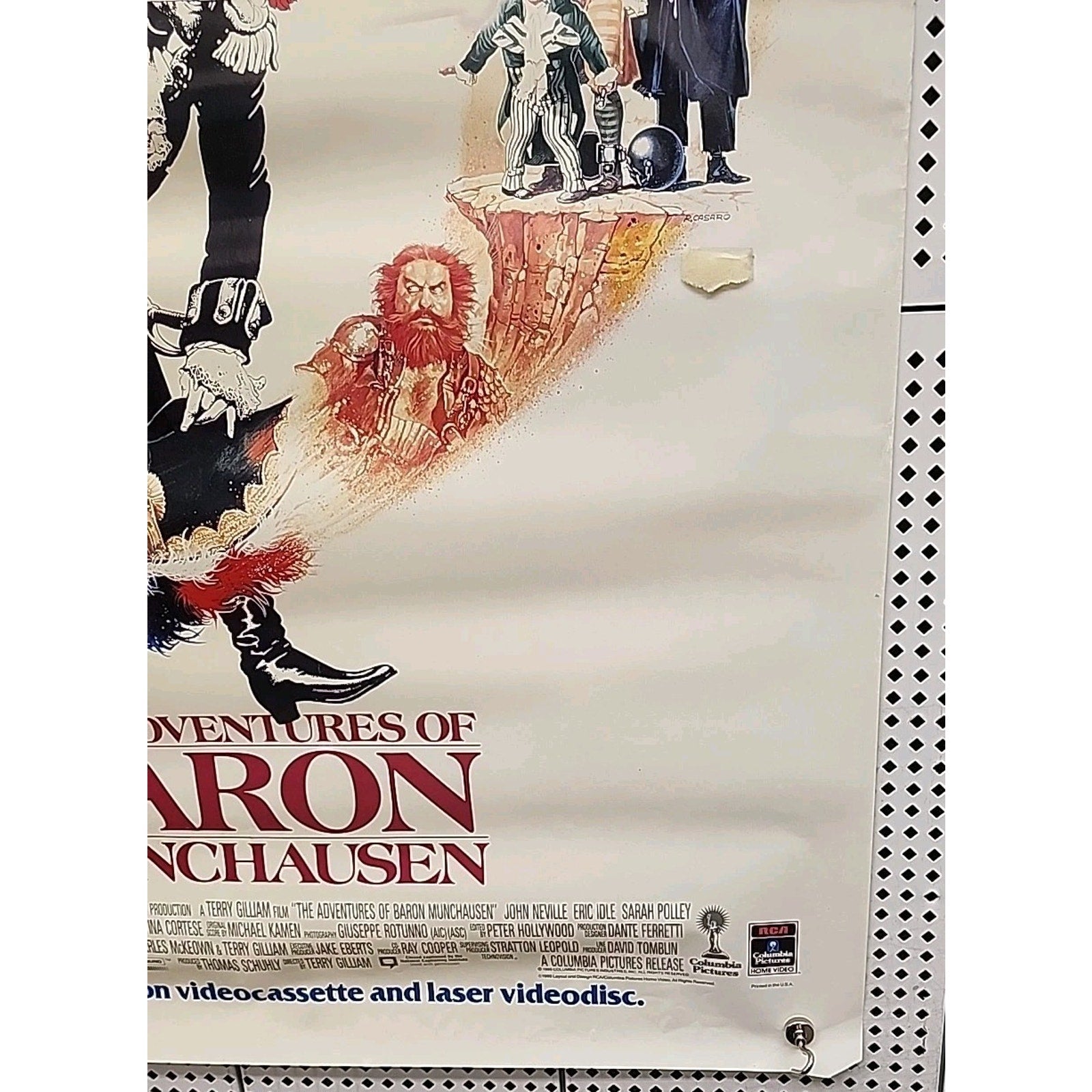The Adventures Of Baron Munchausen Movie Poster 27x40
