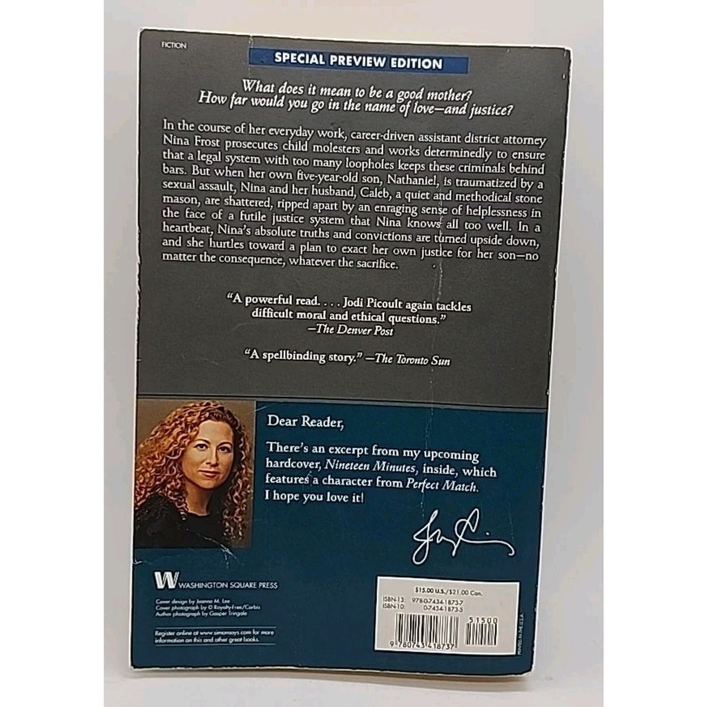 Perfect Match : A Novel by Jodi Picoult (2003, Trade Paperback)