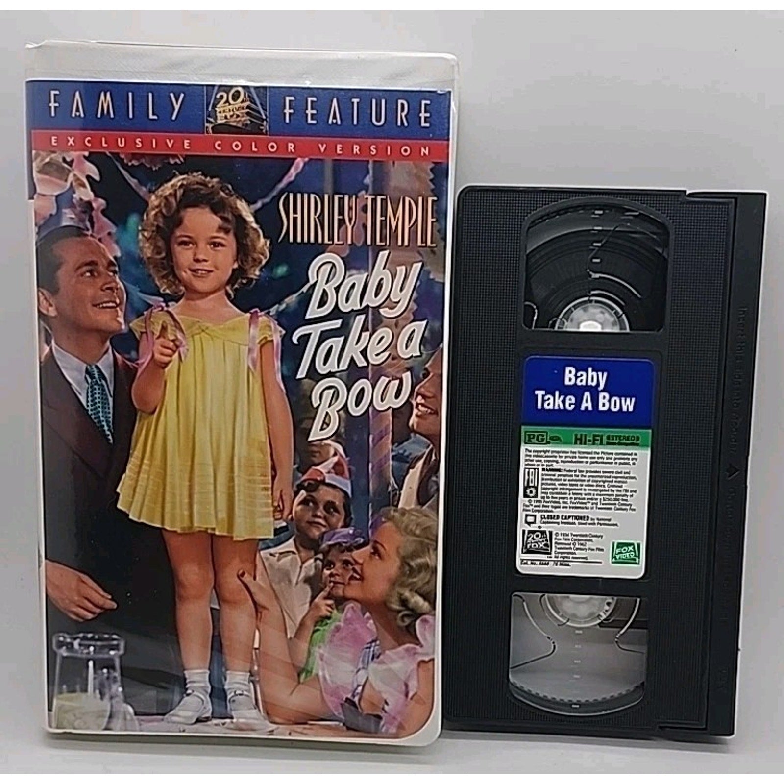 Shirley Temple Gift Set (VHS, 2000, 3-Tape Set)