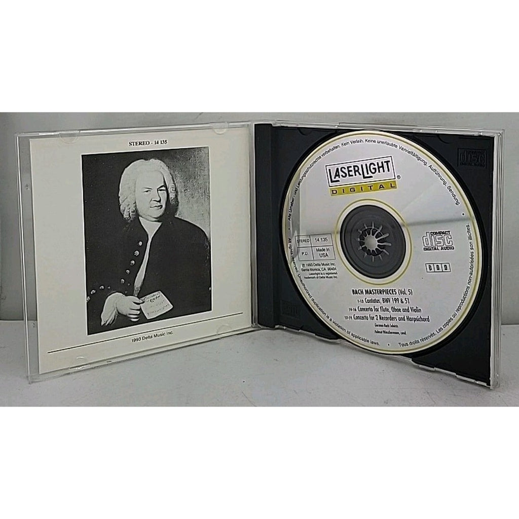 Cant 51/199/Con Fl Ob & Vn by J.S. Bach (CD, 1993)