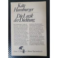 Kate Hamburger DieLogik der Dichtung