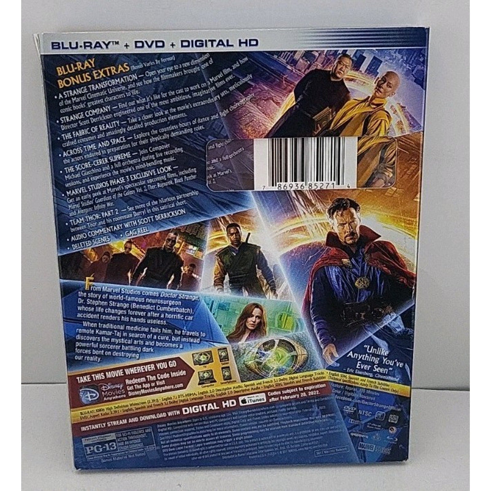 Doctor Strange (Blu-ray, 2016) *Brand New*