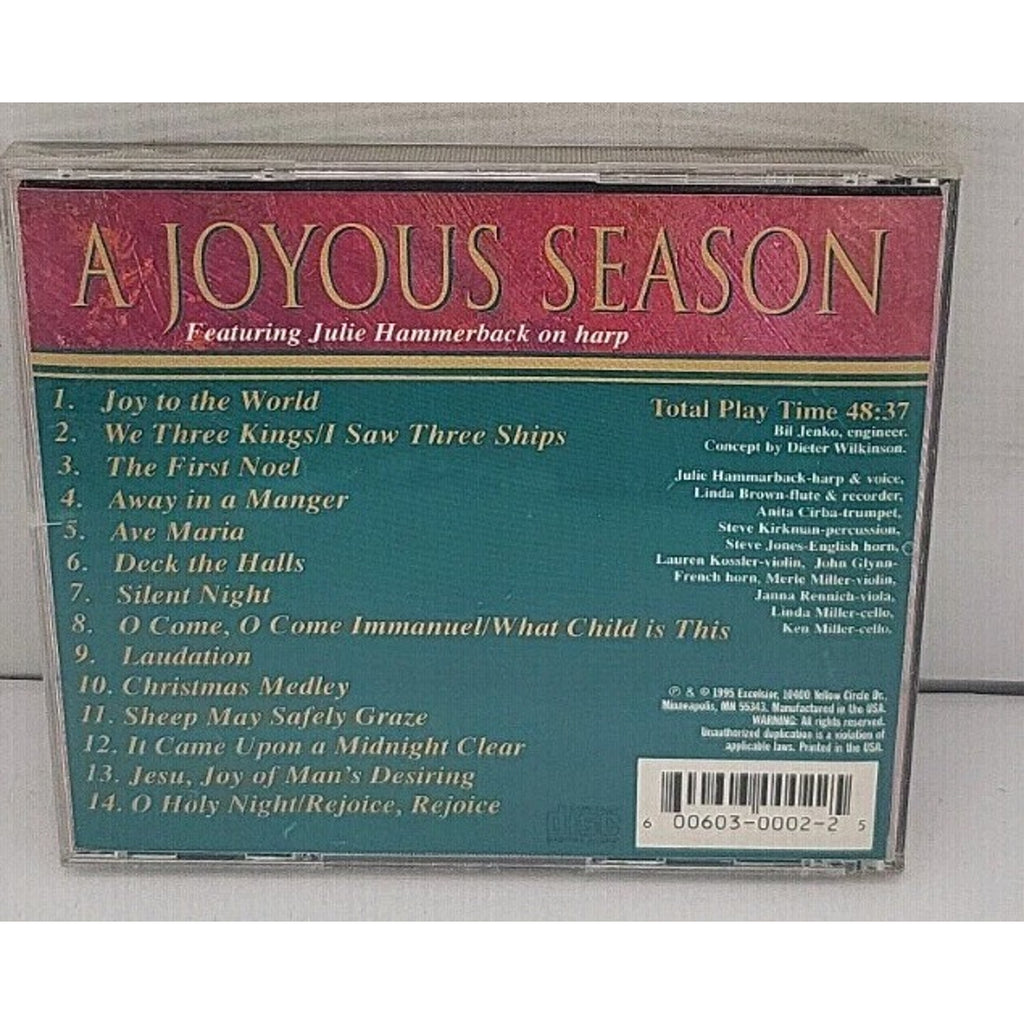 A Joyous Season - Julie Hammerback on Harp Christmas Favorites (CD, Music)