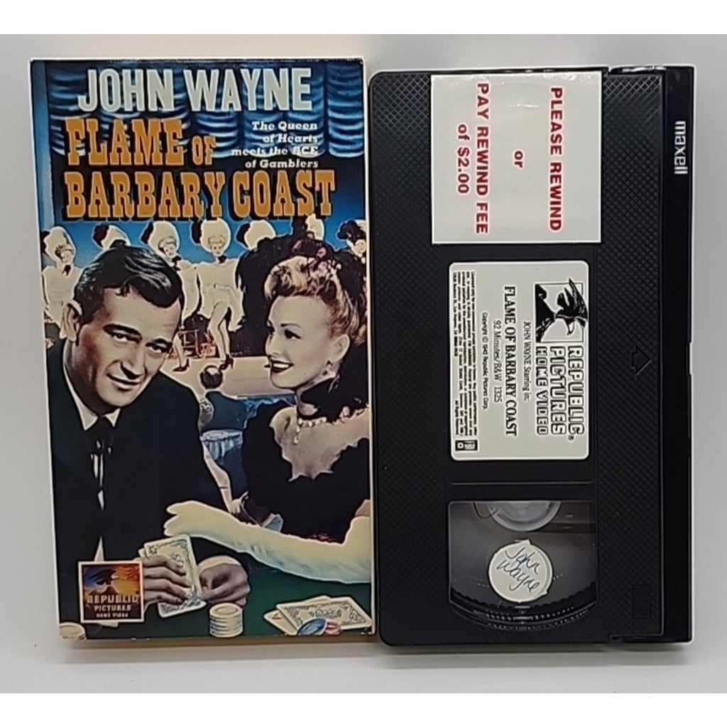 Flame Of Barbary Coast (VHS)
