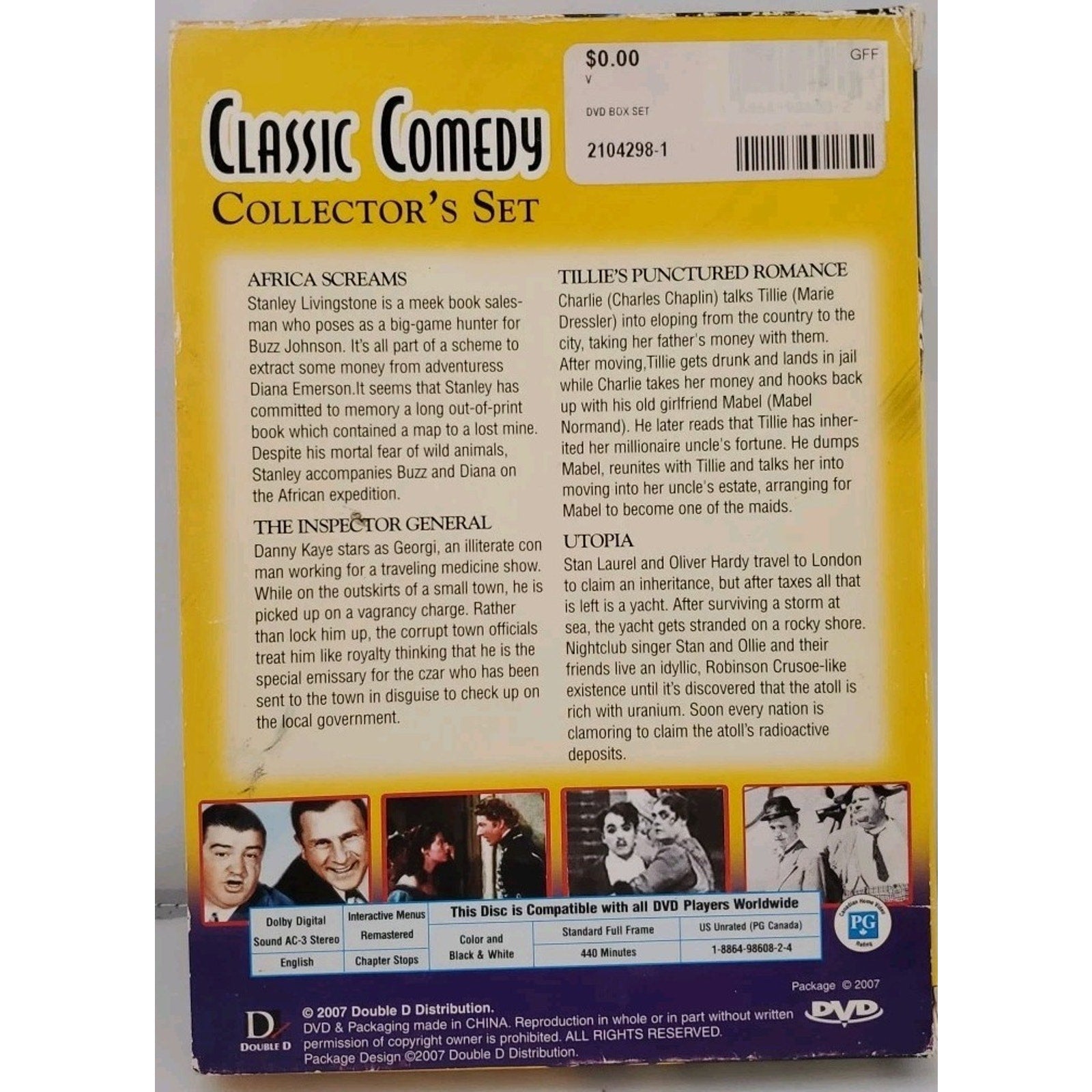 Classic Comedy 4-DVD Set