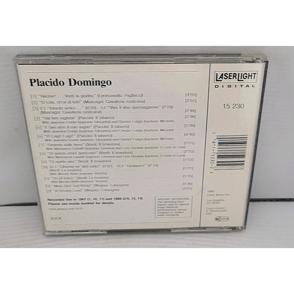 Placido Domingo Volume 1 Live Recordings 1967/68 CD