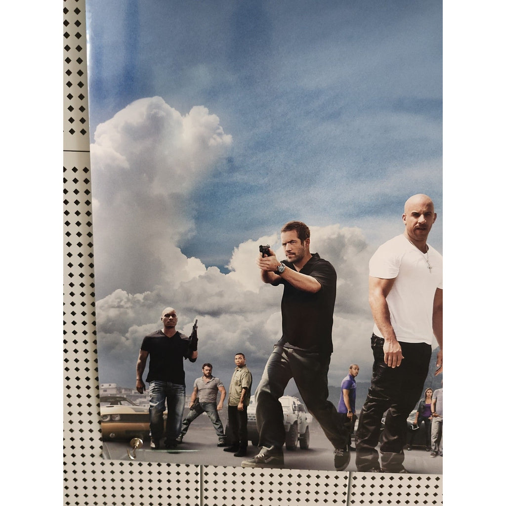 Fast Five 27 X 40 2 Sided Paul Walker Vin Diesel The Rock
