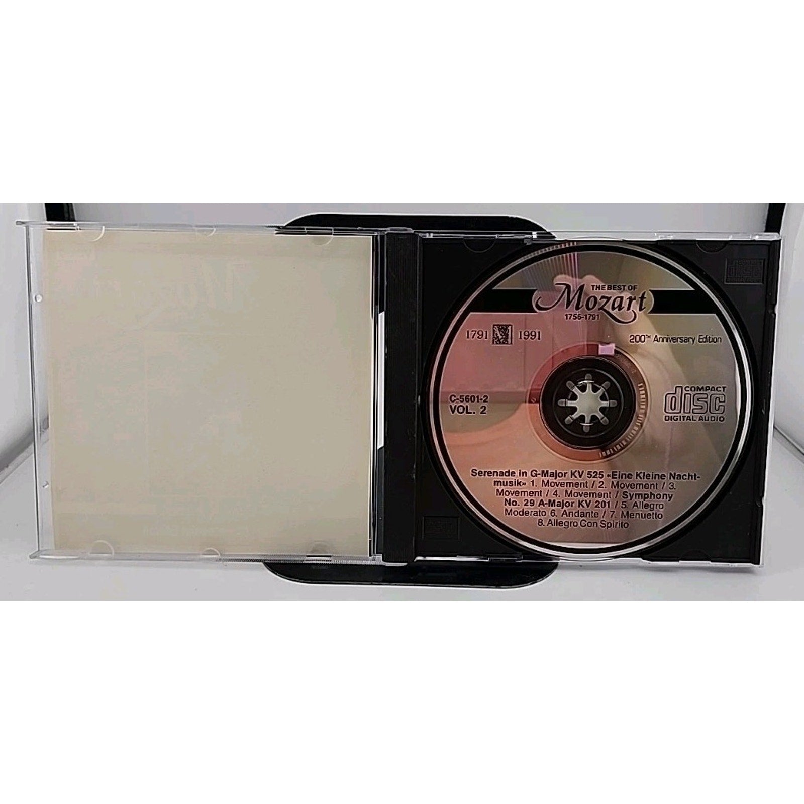 The Best Of Mozart 1756-1791 (CD, 1991 ) 200th Bicentennial Edition