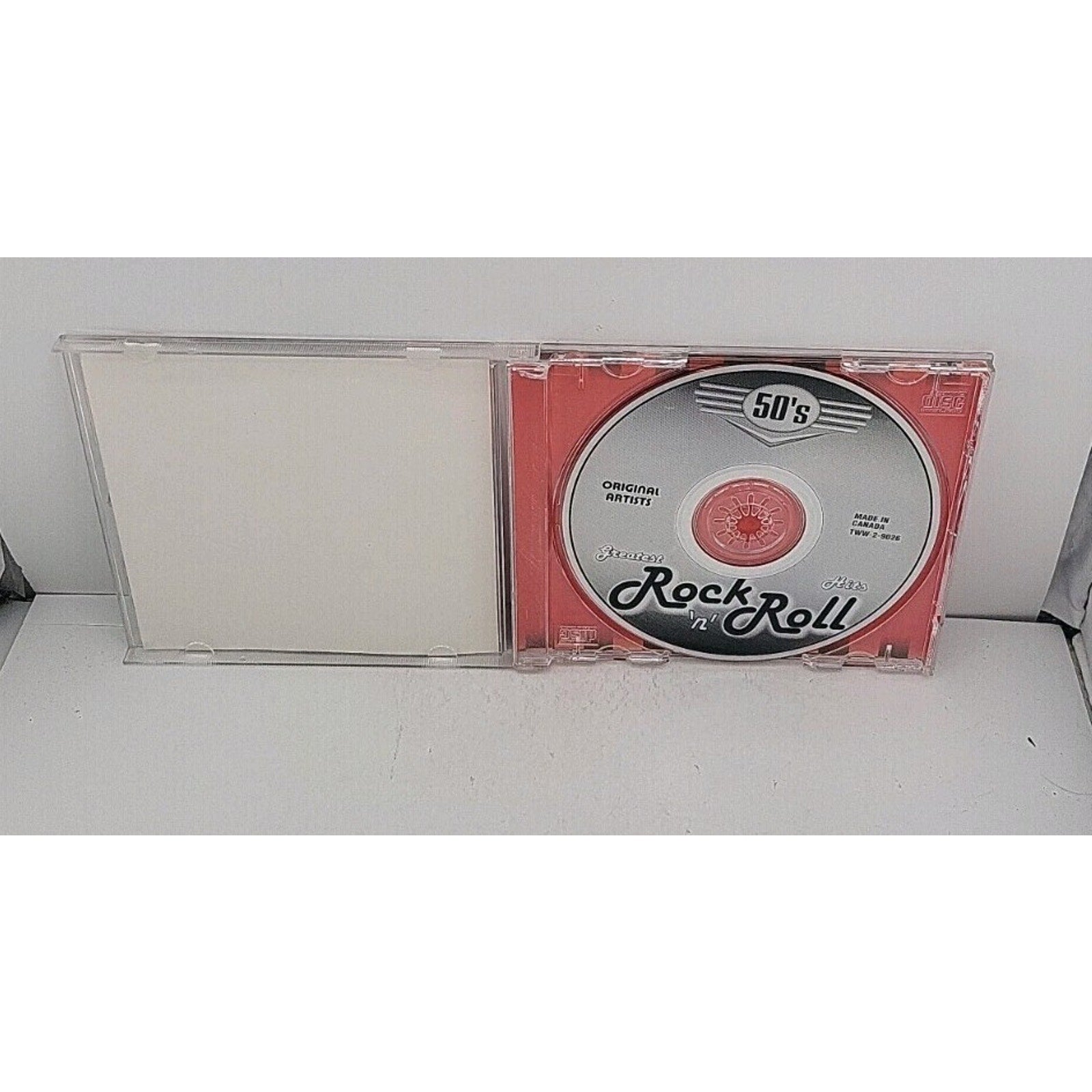 50's Greatest Rock 'n' Roll Hits Music CD