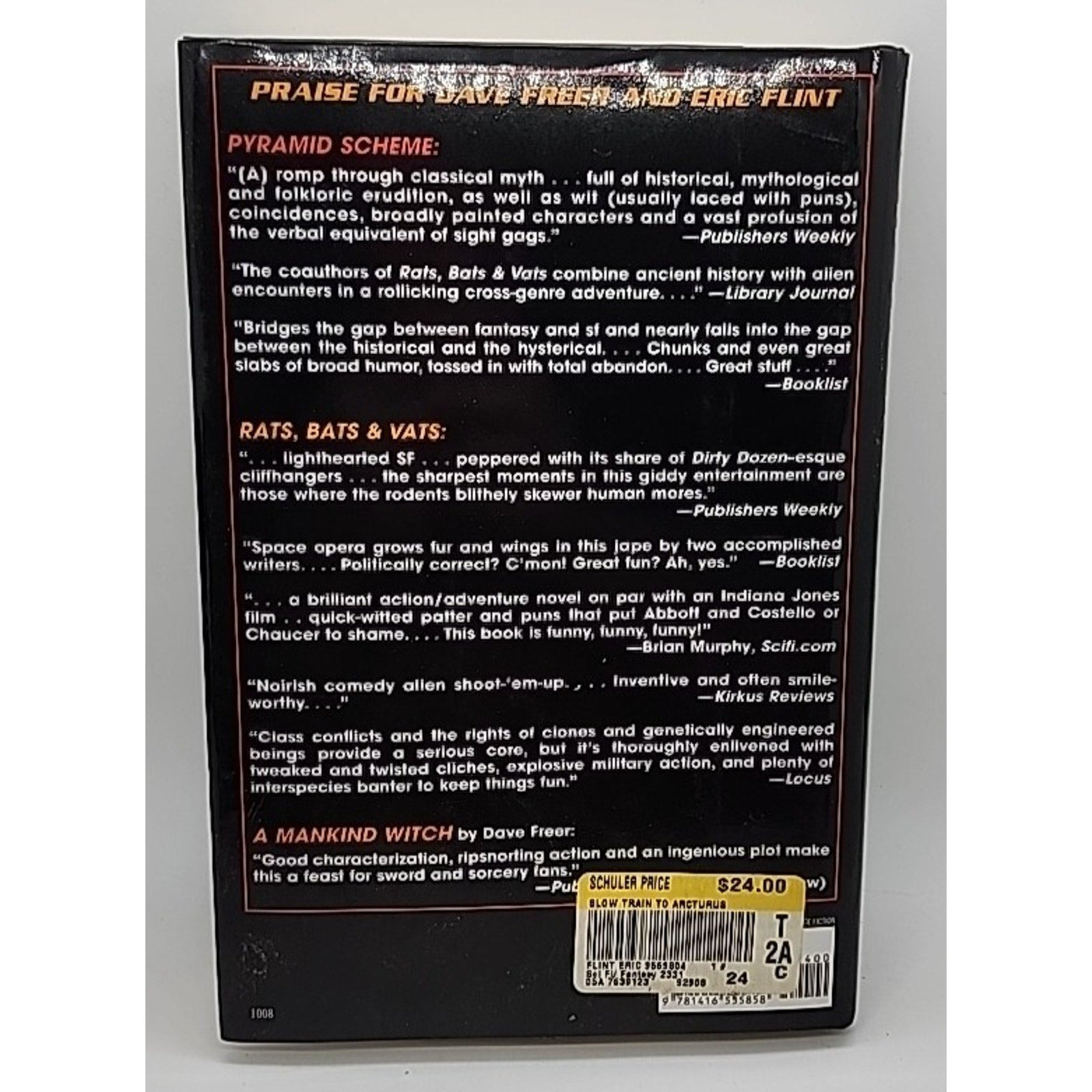 Slow Train to Arcturus by Eric Flint and Dave Freer (2008, Hardcover)