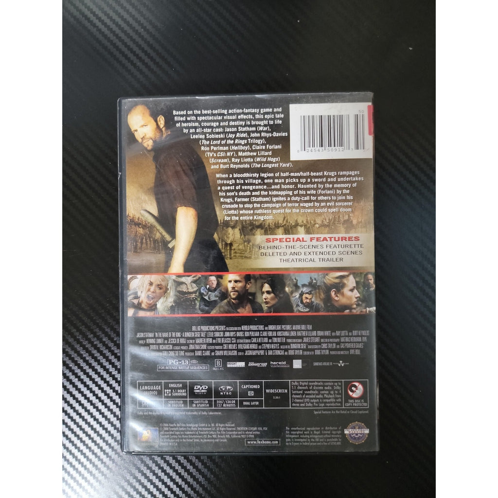 In The Name Of The King: A Dungeon Siege Tale (dvd, 2008) (D1)