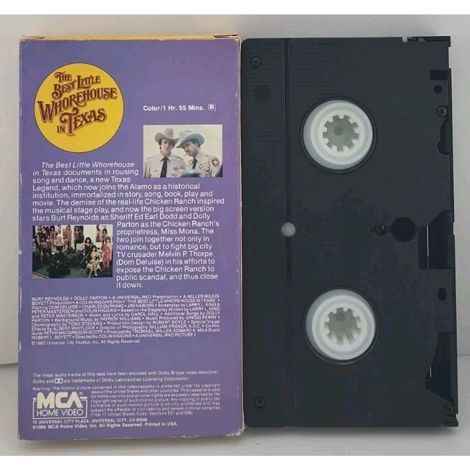 The Best Little Whorehouse In Texas (VHS, 1986)