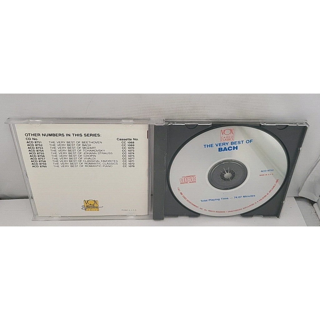 Very Best of J.S. Bach by J.S. Bach (CD, 1993)