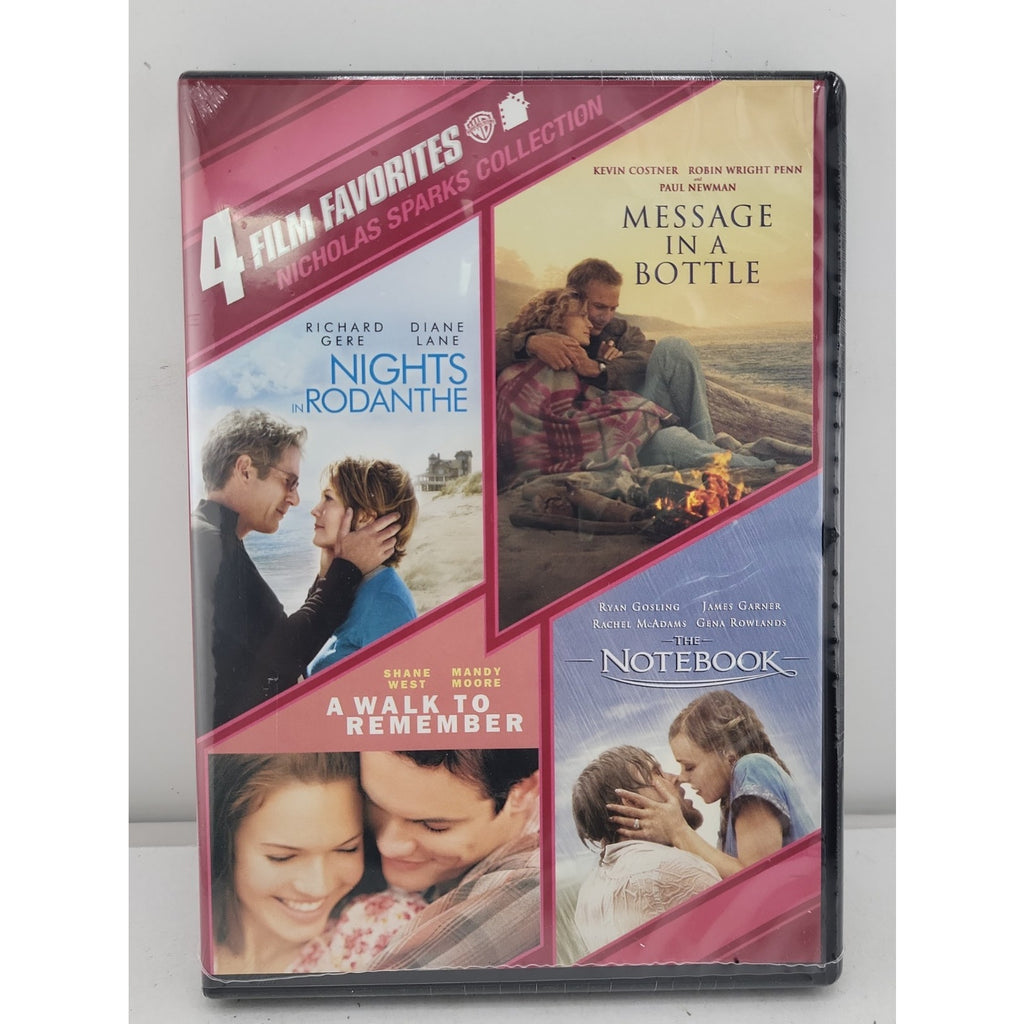 4 Film Favorites: Nicholas Sparks Romances (DVD) *Brand New*