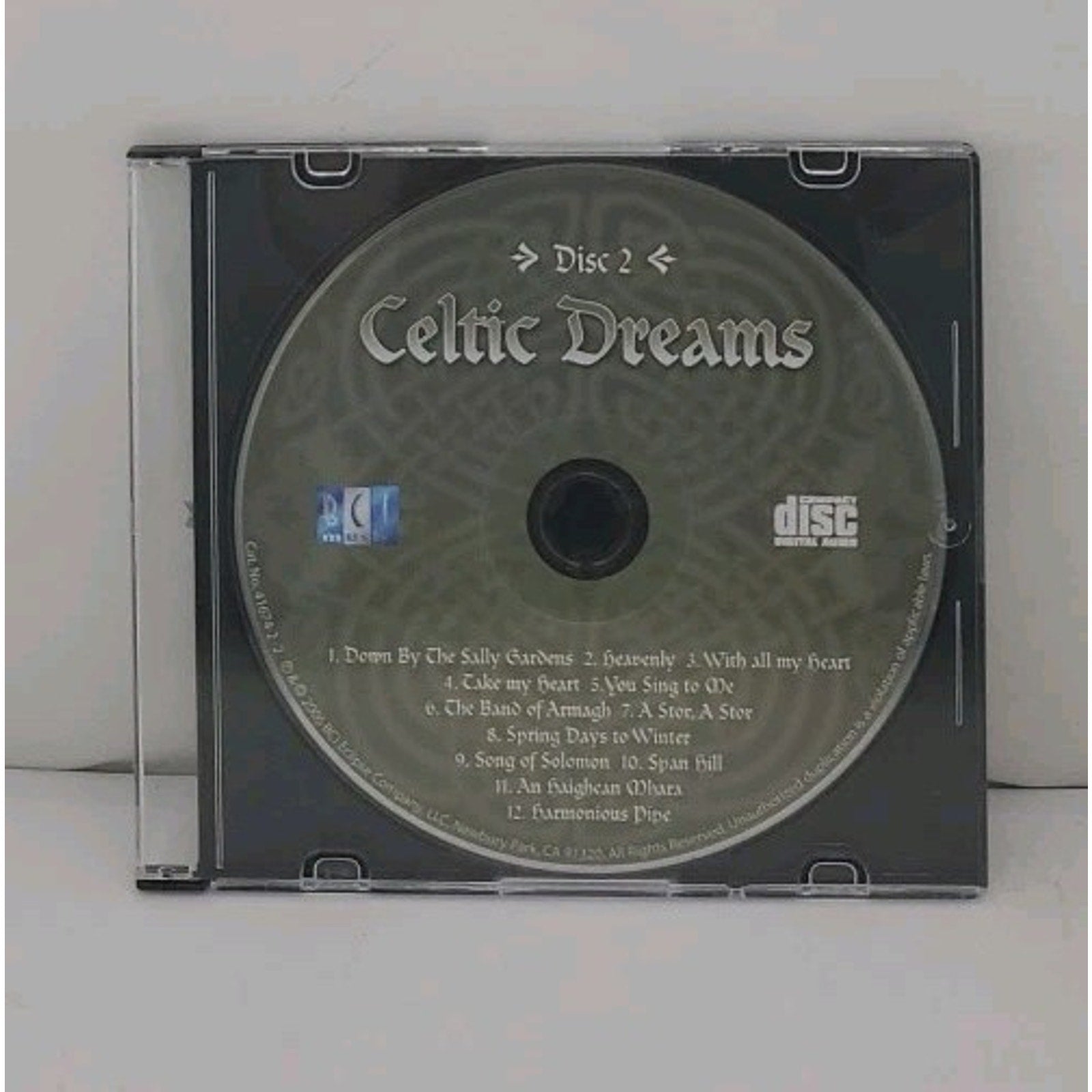 Celtic Dreams by Scarlet Rivera (CD, Oct-1998, BCI Music (Disc 2 Only) Disc Only