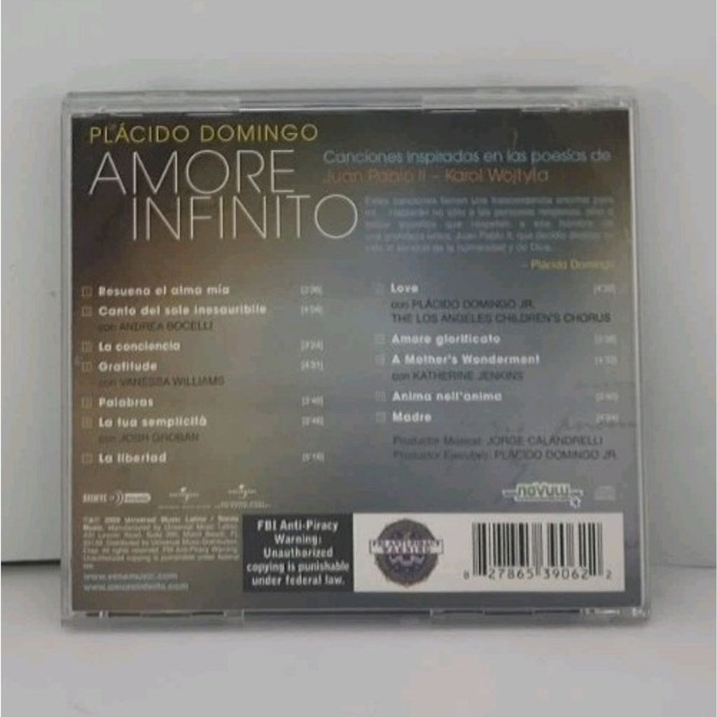 Amore Infinito by Placido Domingo (CD, 2009)