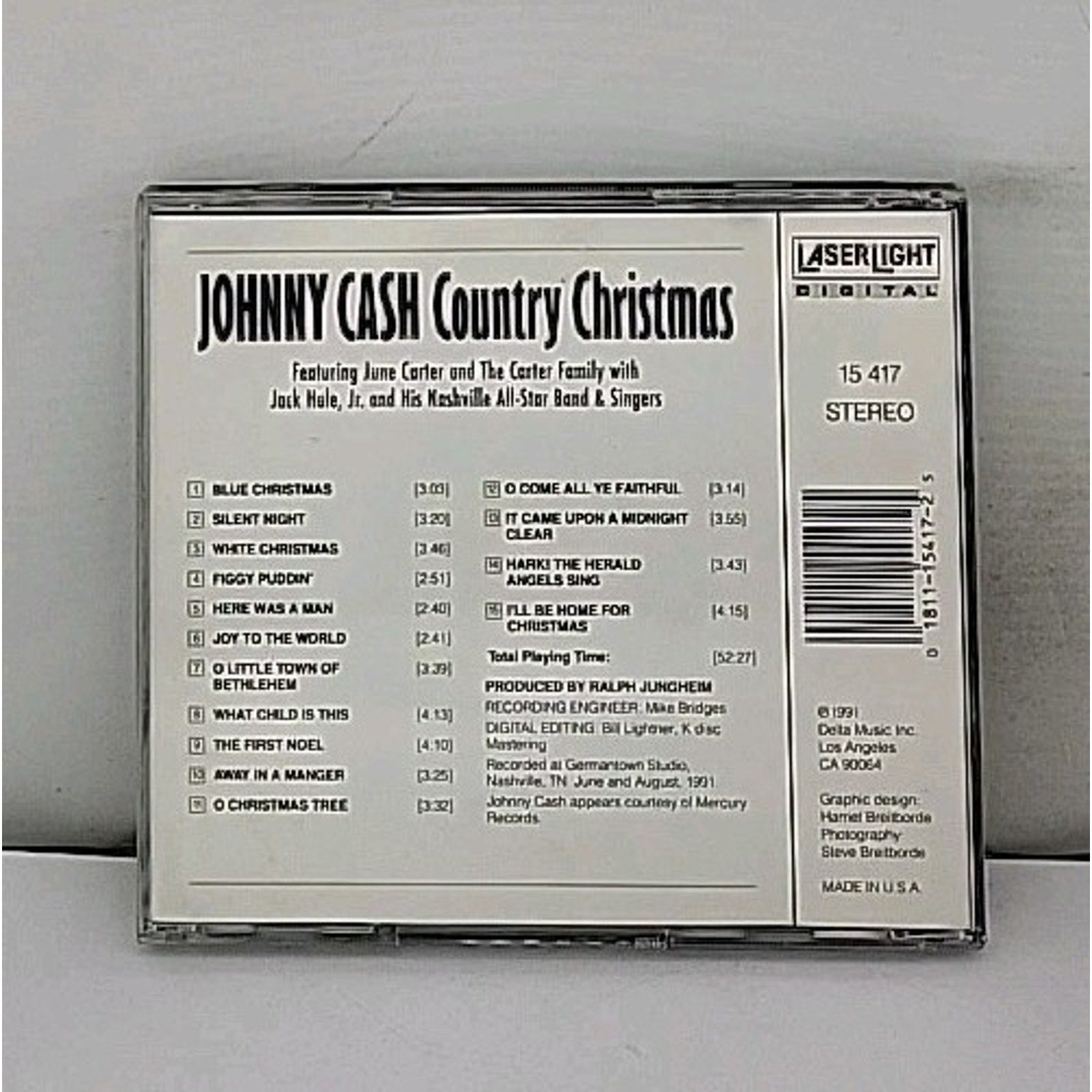 Country Christmas by Johnny Cash (CD, 1991)