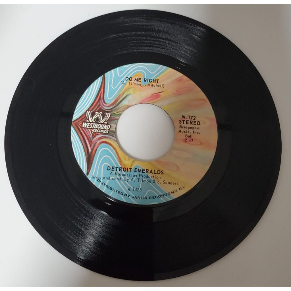 Detroit Emeralds - Do Me Right - 45RPM Record - Singles