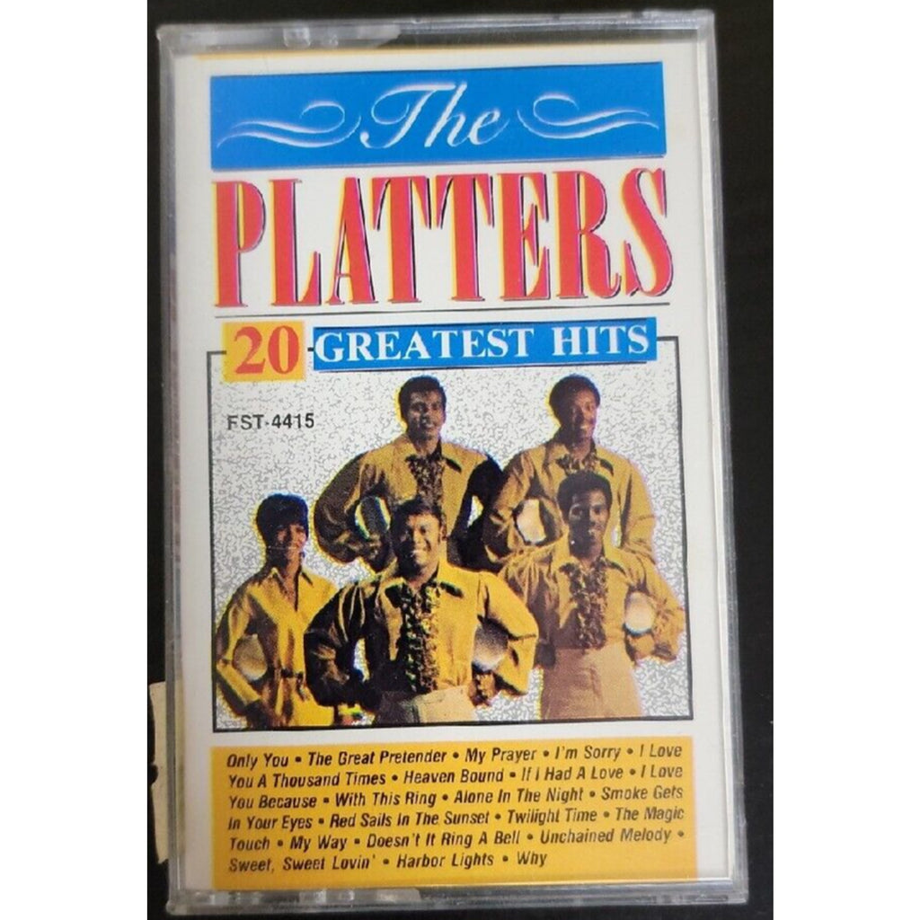 The Platters: 20 Greatest Hits (Cassette, 1990, Highland Music Inc., FST-4415)