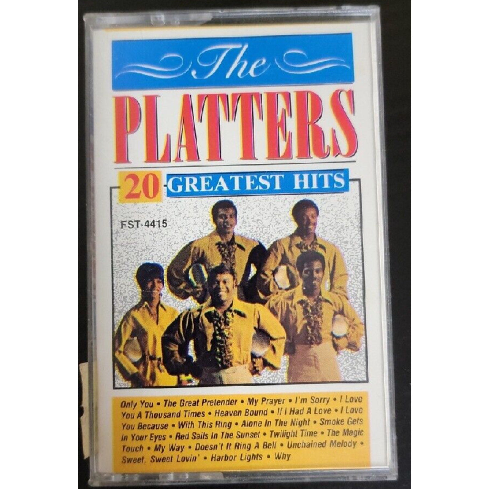 The Platters: 20 Greatest Hits (Cassette, 1990, Highland Music Inc., FST-4415)