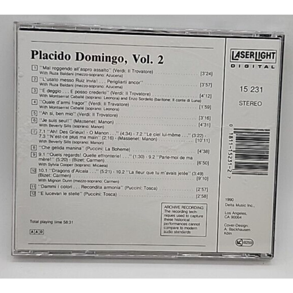 Placido Domingo, Vol. 2: Live Recordings 1967 - 1969 (CD)
