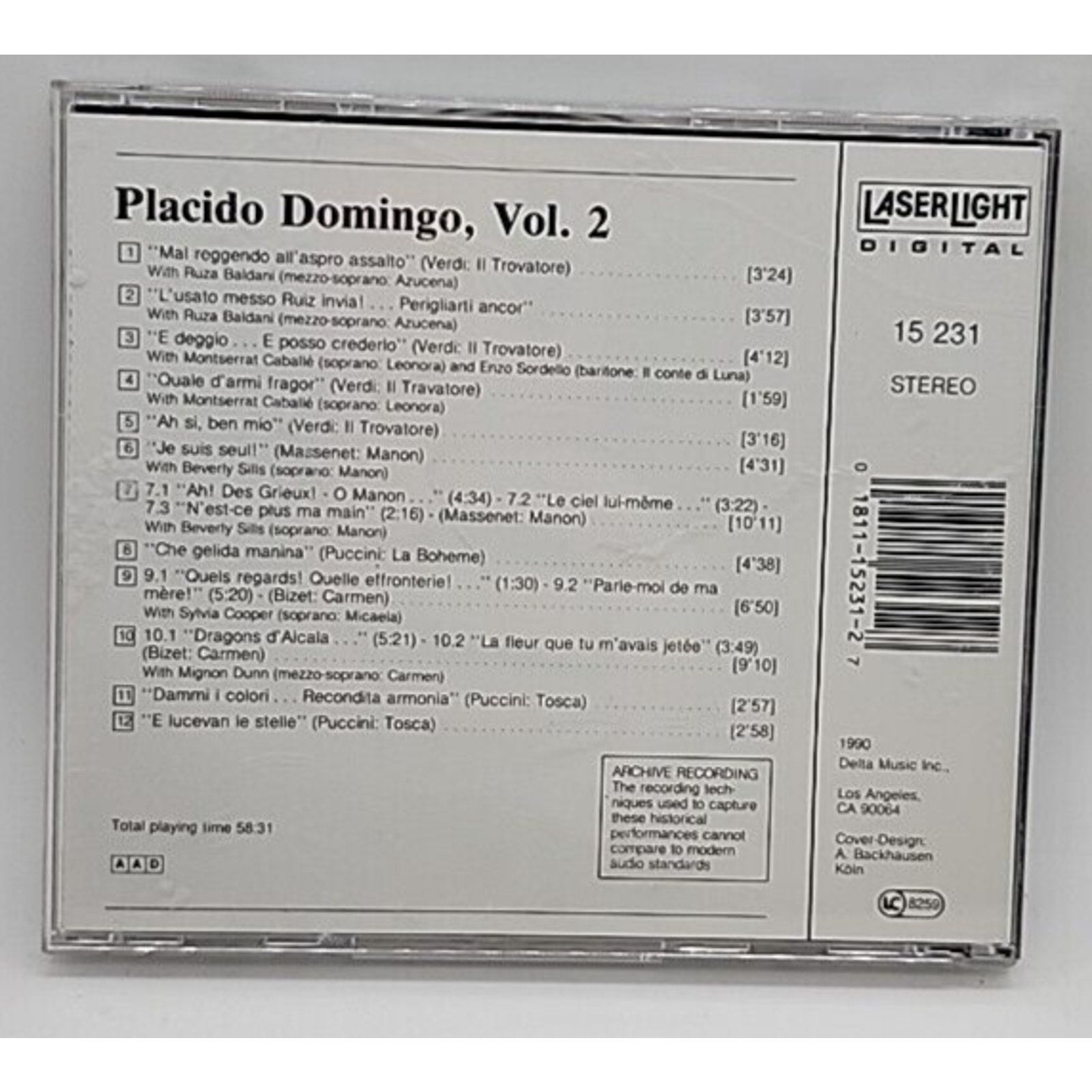 Placido Domingo, Vol. 2: Live Recordings 1967 - 1969 (CD)