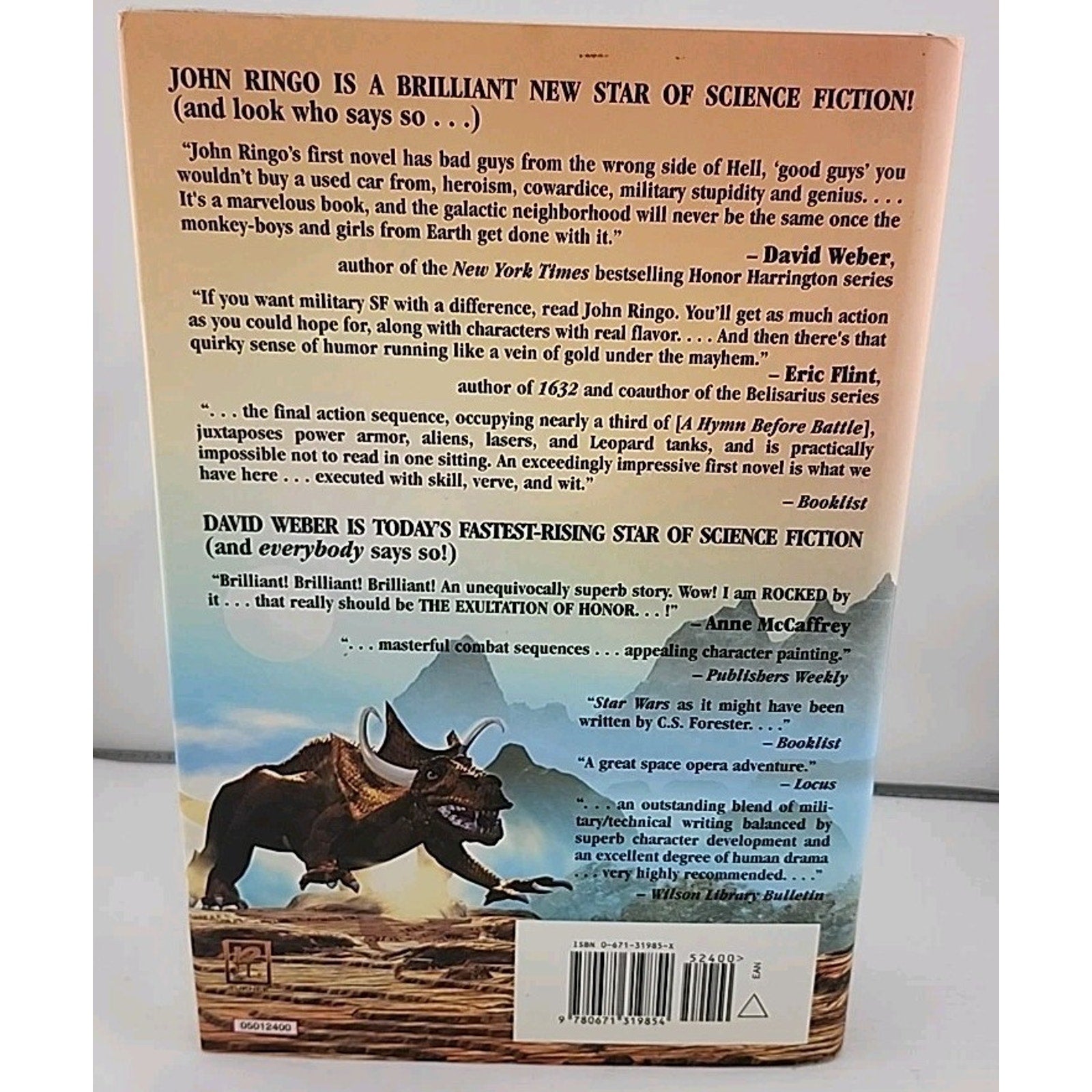 March Upcountry by John Ringo and David Weber (2001, Hardcover)