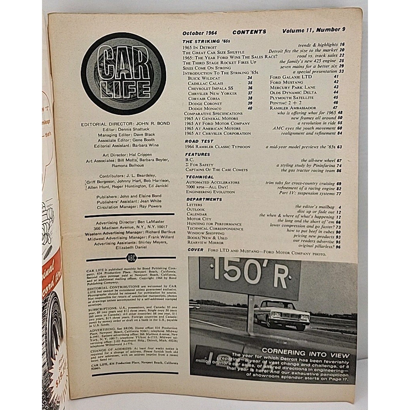 Car Life Magazine - October 1964 - Volume 11 Number 9