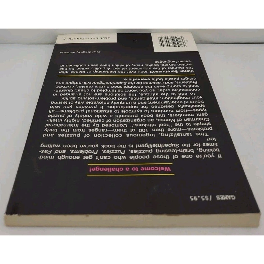 Puzzles, Problems, And Pastimes For The Superintelligent By Victor Serebriakoff