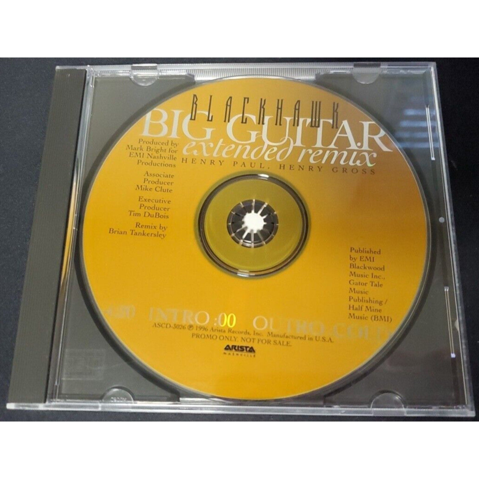 Blackhawk Big Guitar Extended Remix Single (CD)