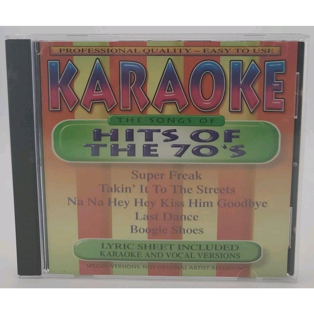 Hits of the 70's [BCI] by Karaoke (CD, May-2002, BCI Music