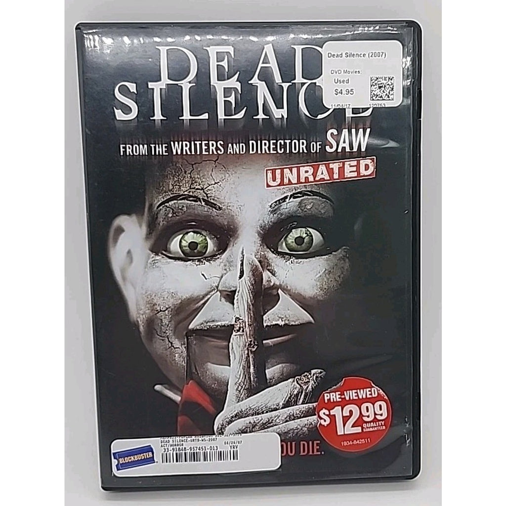 Dead Silence (Unrated) (DVD, 2007)