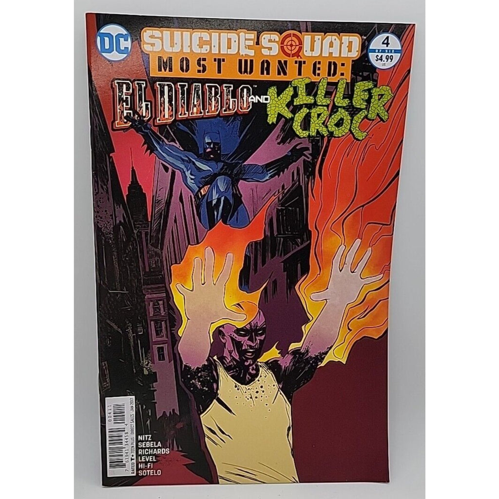 Suicide Squad Most Wanted #4 (Of 6) El Diablo & Killer Croc Comic Book 2016 - DC