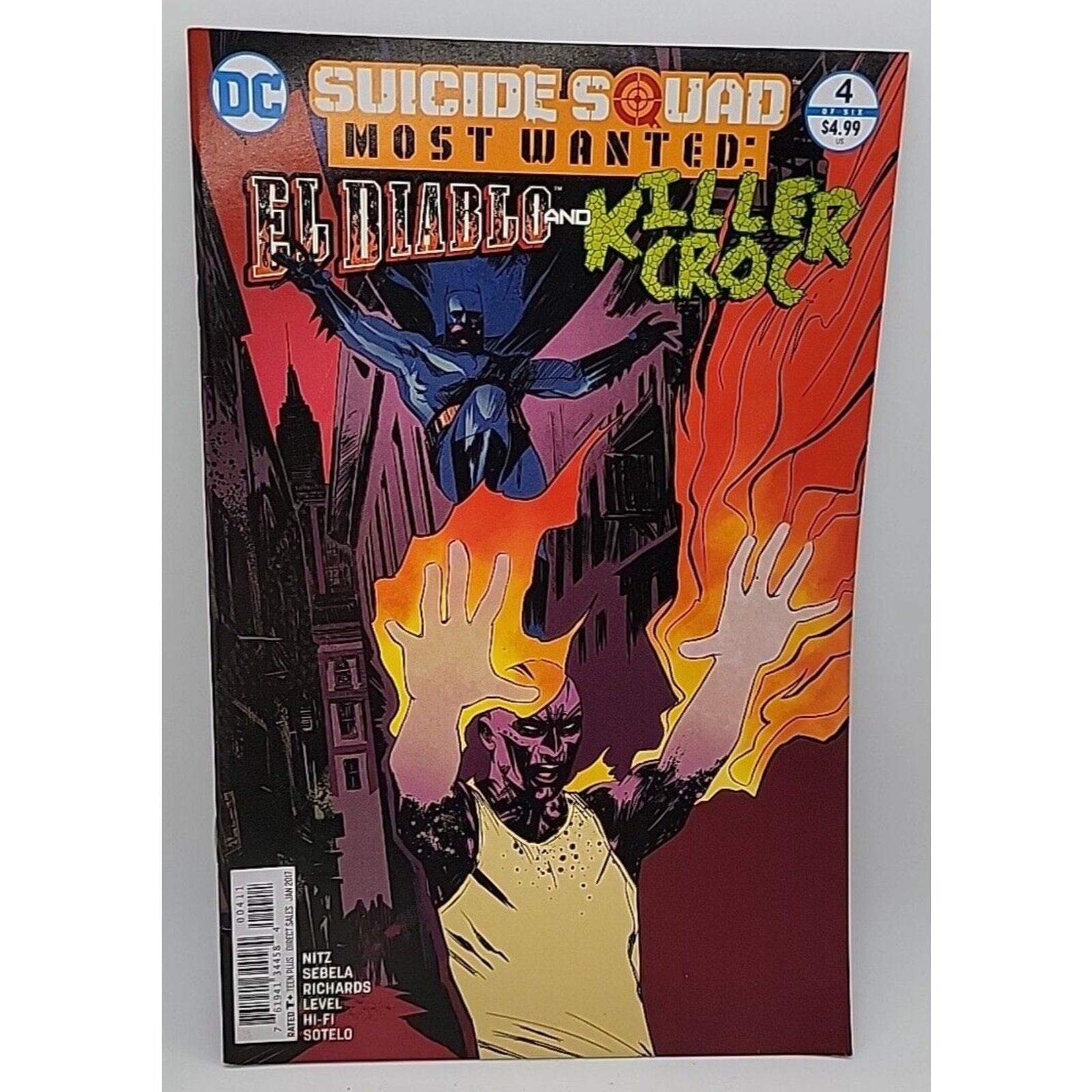 Suicide Squad Most Wanted #4 (Of 6) El Diablo & Killer Croc Comic Book 2016 - DC