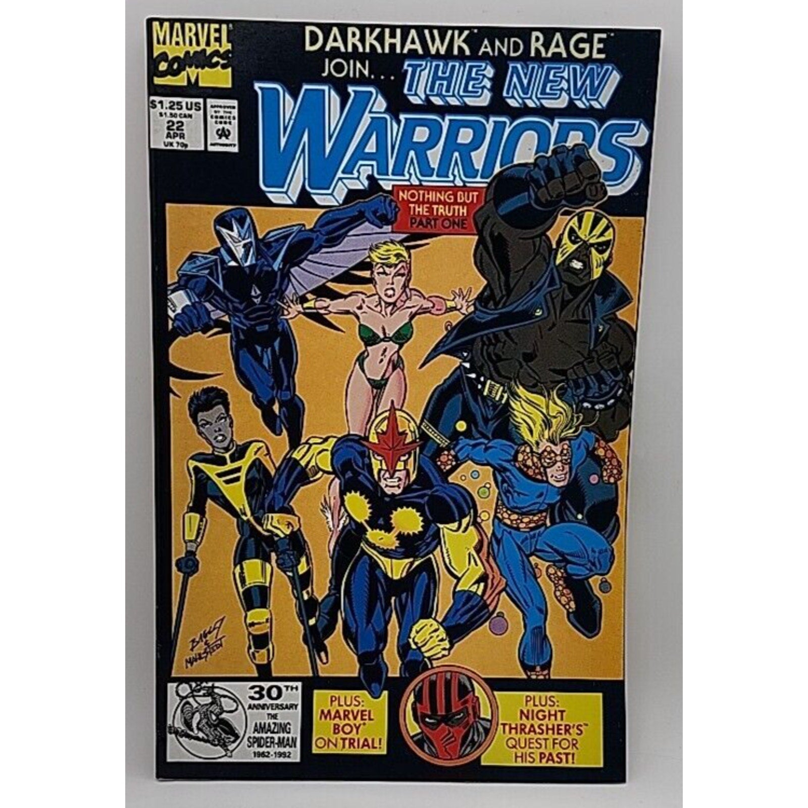 The New Warriors 22 Marvel Comic Book 1992