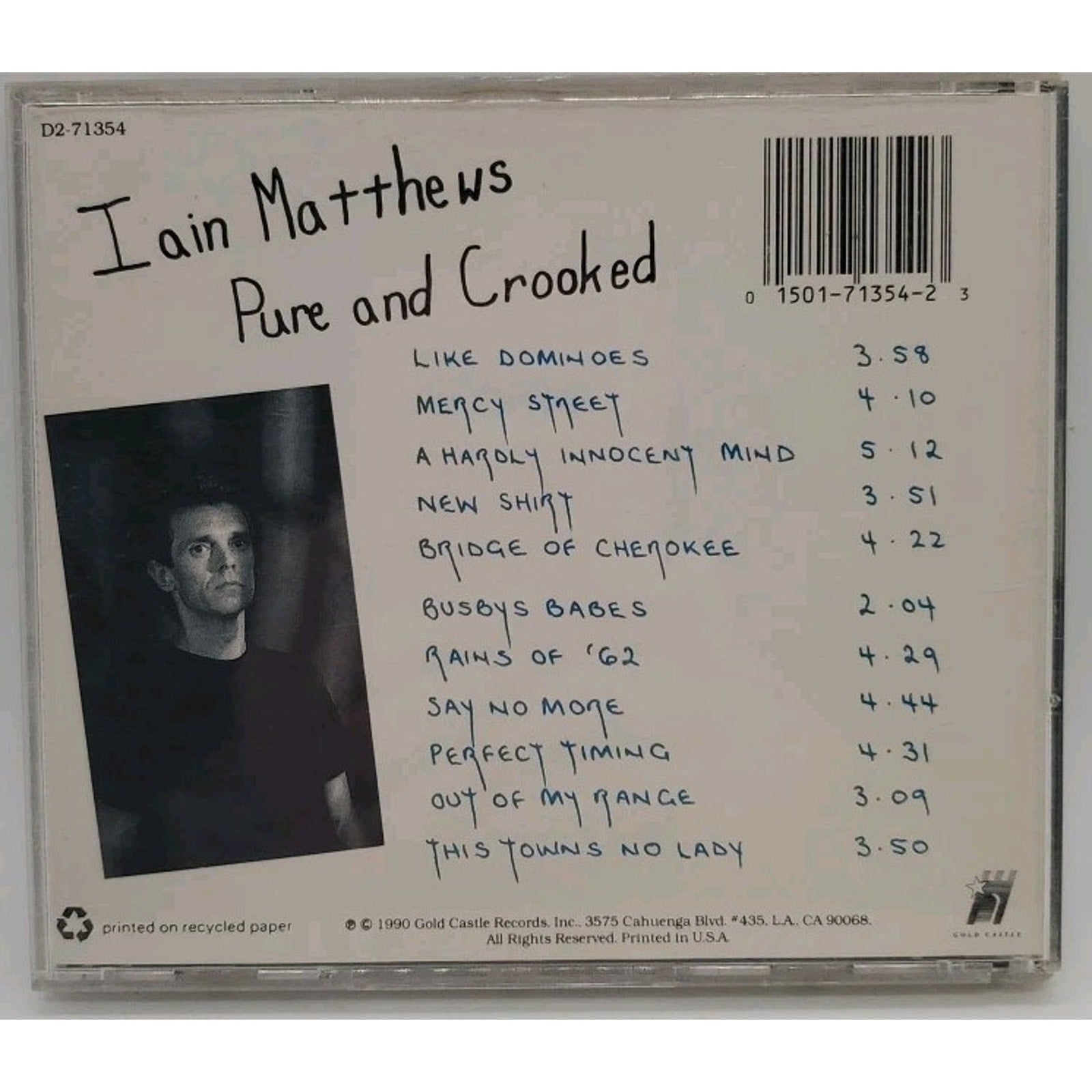 Matthews, Iain : Pure & Crooked CD