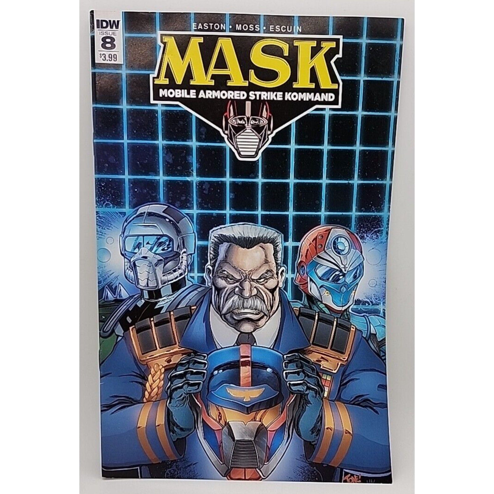 Mask Issue #8 Comic Book. Mobile Armored Strike Kommand Easton IDW 2017